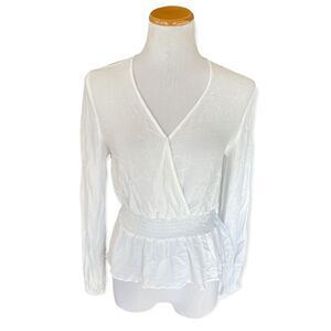 Womens Express City Chic Faux Wrap Shirt- Sz XS